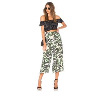 Show Me Your Mumu Wide Leg Peruvian Palm Breeze Gracias Gaucho Pants Revolve XS
